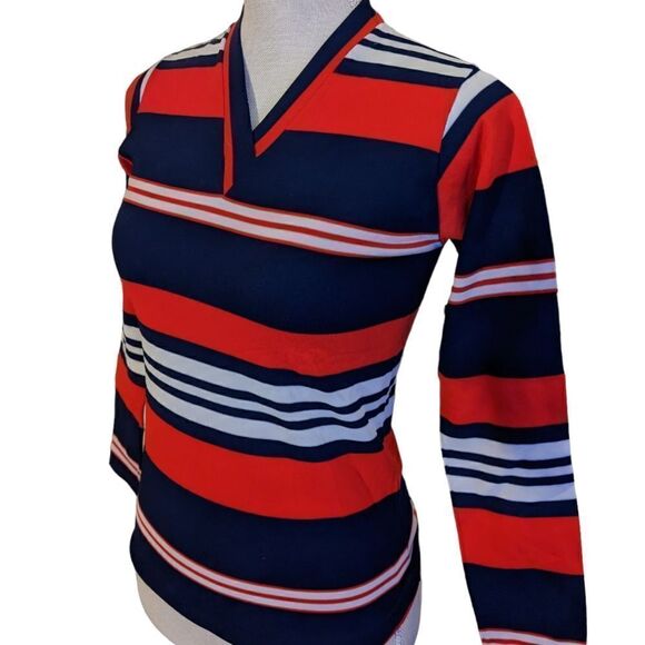 𤩠Eileenā 70s vintage stripedĀ top size smallāš¤© 2 forā$20 - Picture 3 of 5